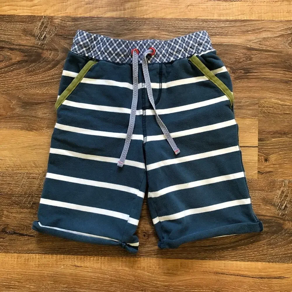 Matilda Jane With Joanna Gaines Cotton Striped Shorts Blue White Size 6